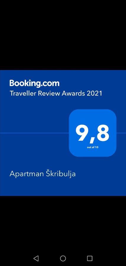Apartman Skribulja Zupanja Dış mekan fotoğraf
